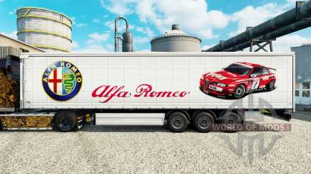 La piel Alfa Romeo Deporte en semi para Euro Truck Simulator 2