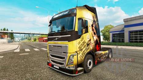 La piel Esparta para camiones Volvo para Euro Truck Simulator 2