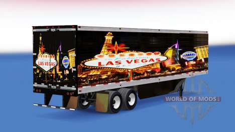La piel de Las Vegas de frigoríficos semi-remolq para American Truck Simulator