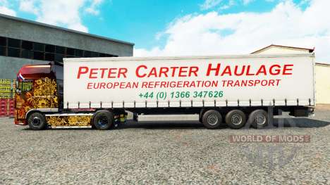 La piel de Peter Carter de Transporte de mercanc para Euro Truck Simulator 2