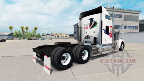 La piel en Tecate camión Kenworth W900 para American Truck Simulator