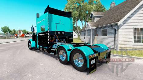 Piel Verde Splash para el camión Peterbilt 389 para American Truck Simulator