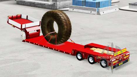 Bajo el barrido con la carga de neumáticos de gr para American Truck Simulator