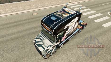 La piel de NFS most Wanted para camión Scania T para Euro Truck Simulator 2