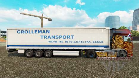 La piel Grolleman de Transporte en semi-remolque para Euro Truck Simulator 2