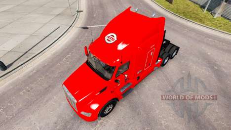 La piel ATS Peterbilt 579 tractor para American Truck Simulator