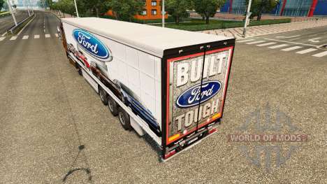 La piel Ford v2.0 cortina semi-remolque para Euro Truck Simulator 2