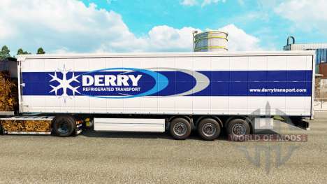 La piel Derry en una cortina semi-remolque para Euro Truck Simulator 2