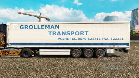 La piel Grolleman de Transporte en semi-remolque para Euro Truck Simulator 2