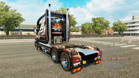 La piel de NFS most Wanted para camión Scania T para Euro Truck Simulator 2