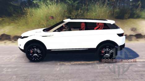 Range Rover Evoque LRX para Spin Tires