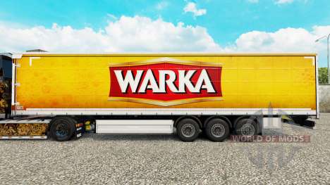 La piel Warka cortina semi-remolque para Euro Truck Simulator 2