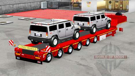 Baja barrer con los coches Hummer para American Truck Simulator