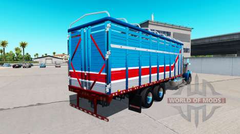 El cuerpo de la camioneta tipo de Kenworth W900 para American Truck Simulator