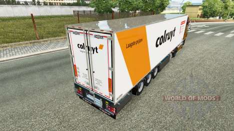 Semi-remolque frigorífico Chereau colruyt nv para Euro Truck Simulator 2