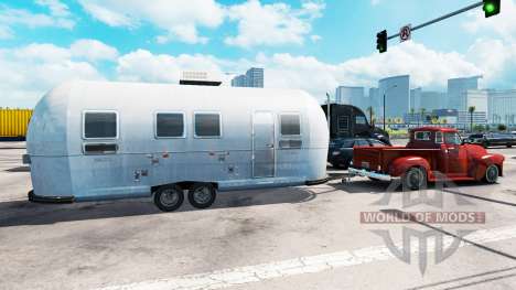 Remolque Airstream en el tráfico para American Truck Simulator