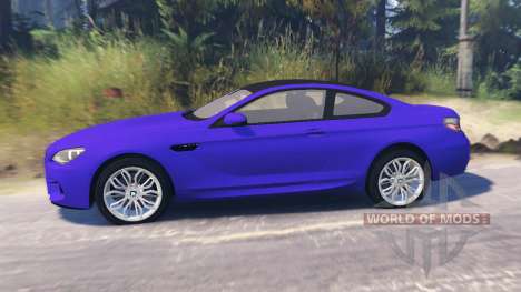 BMW M6 (F13) para Spin Tires