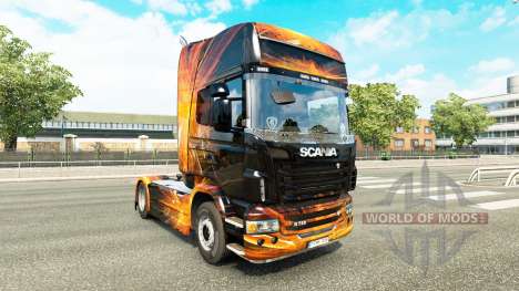 Cúbica de la Llamarada de la piel para Scania ca para Euro Truck Simulator 2