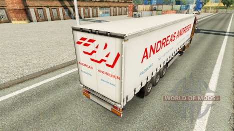 La piel Andreas Andresen en cortina semi-remolqu para Euro Truck Simulator 2