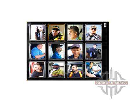 Los avatares de los controladores de v1.1 para American Truck Simulator
