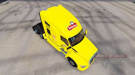 La piel Sabritas de camiones en Kenworth T680 para American Truck Simulator