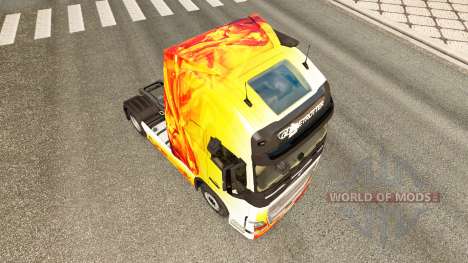 La llama de la piel para camiones Volvo para Euro Truck Simulator 2