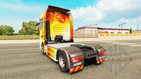 La llama de la piel para el HOMBRE camión para Euro Truck Simulator 2