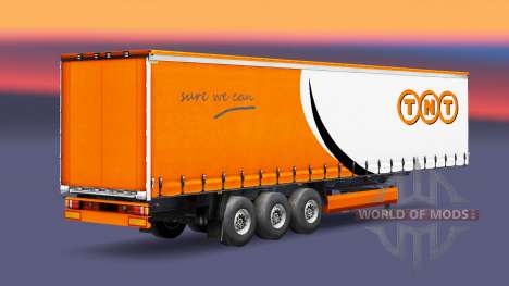 La piel de TNT en una cortina semi-remolque para Euro Truck Simulator 2