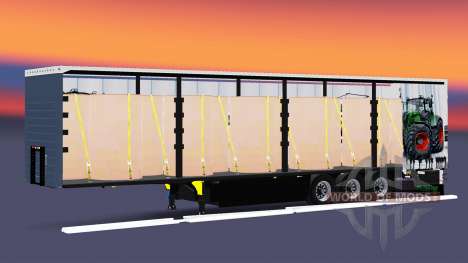 Cortina semi-remolque Schmitz Cargobull Fendt v2 para Euro Truck Simulator 2