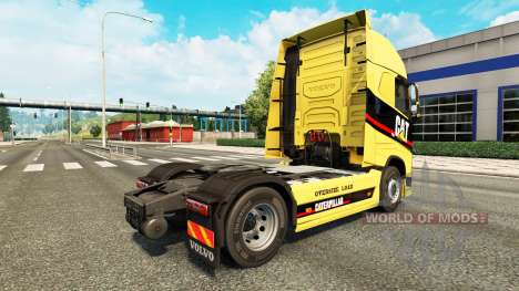La oruga de la piel para camiones Volvo para Euro Truck Simulator 2