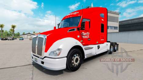 La piel en Carolina del Tanque de Líneas de Kenw para American Truck Simulator