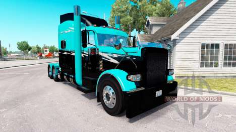 Piel Verde Splash para el camión Peterbilt 389 para American Truck Simulator
