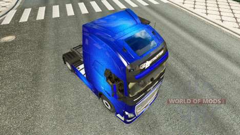 Fantástico Azul de la piel para camiones Volvo para Euro Truck Simulator 2