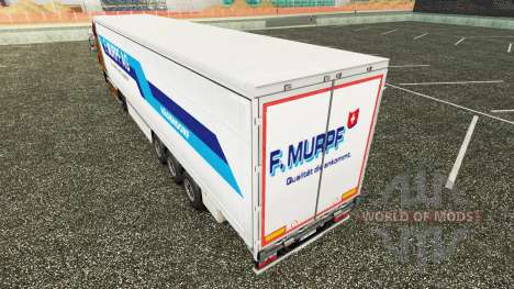 La piel F. Murpf AG en una cortina semi-remolque para Euro Truck Simulator 2