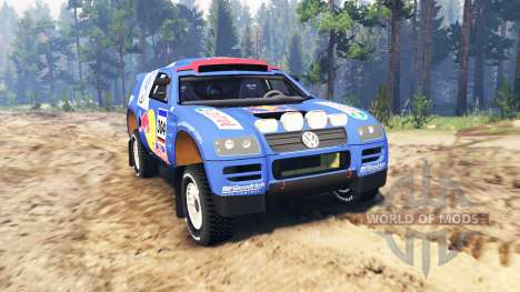 Volkswagen Touareg Dakar Rally para Spin Tires