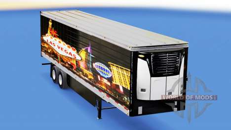 La piel de Las Vegas de frigoríficos semi-remolq para American Truck Simulator
