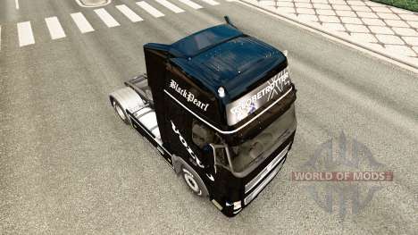La Perla negra de la piel para camiones Volvo para Euro Truck Simulator 2