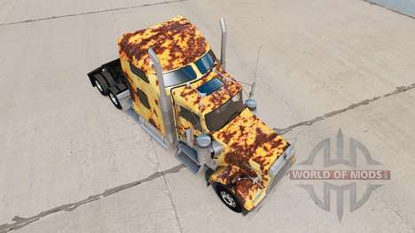 La piel Oxidado en el camión Kenworth W900 para American Truck Simulator