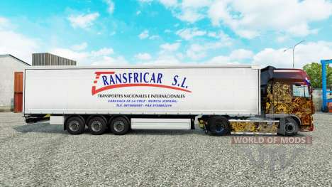 La piel Transfricar S. L. cortina semi-remolque para Euro Truck Simulator 2