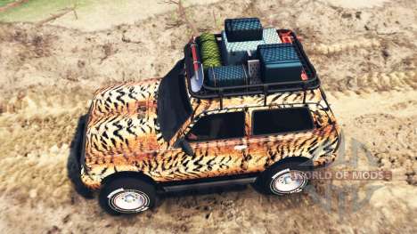 VAZ-21214 (Lada 4x4 Urban) tiger para Spin Tires