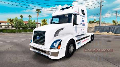 Frio Express de la piel para camiones Volvo VNL  para American Truck Simulator
