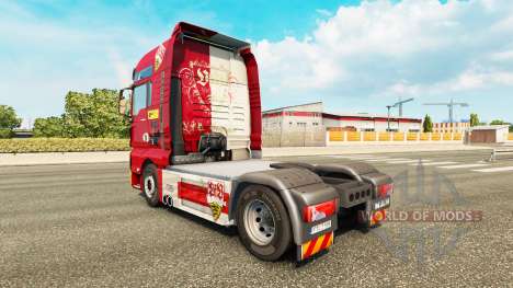 Skin VFB Stuttgart for MAN truck para Euro Truck Simulator 2