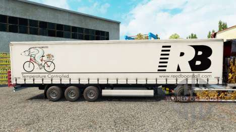 Reed Boardall de la piel en el trailer de la cor para Euro Truck Simulator 2