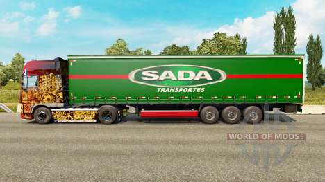 SADA Transportes de la piel para el remolque de  para Euro Truck Simulator 2
