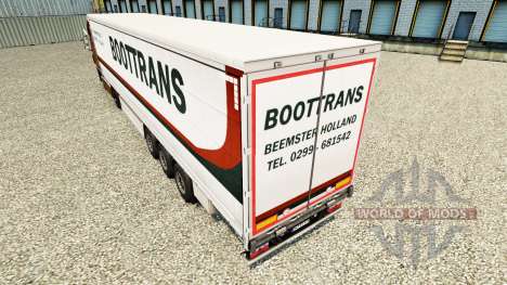 La piel BootTrans en una cortina semi-remolque para Euro Truck Simulator 2