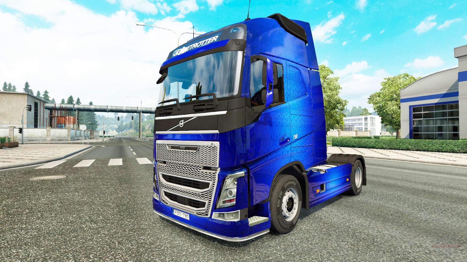Fant stico Azul de la piel para camiones Volvo  para Euro  
