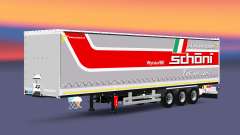 La cortina de lado semirremolque Schoeni para Euro Truck Simulator 2
