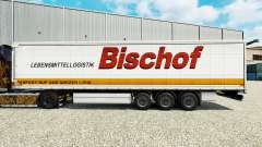 La piel Bischof en una cortina semi-remolque para Euro Truck Simulator 2