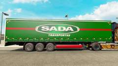SADA Transportes de la piel para el remolque de la cortina para Euro Truck Simulator 2