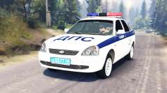 LADA Priora Police DPS (VAZ-2170) para Spin Tires
